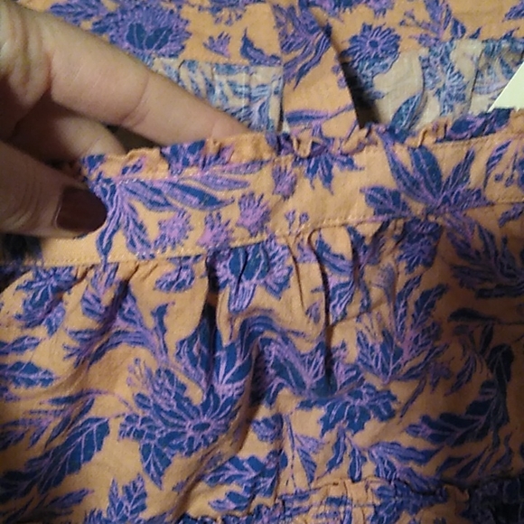 Women's Universal Thread floral tie at the shoulders tank top - Picture 8 of 8